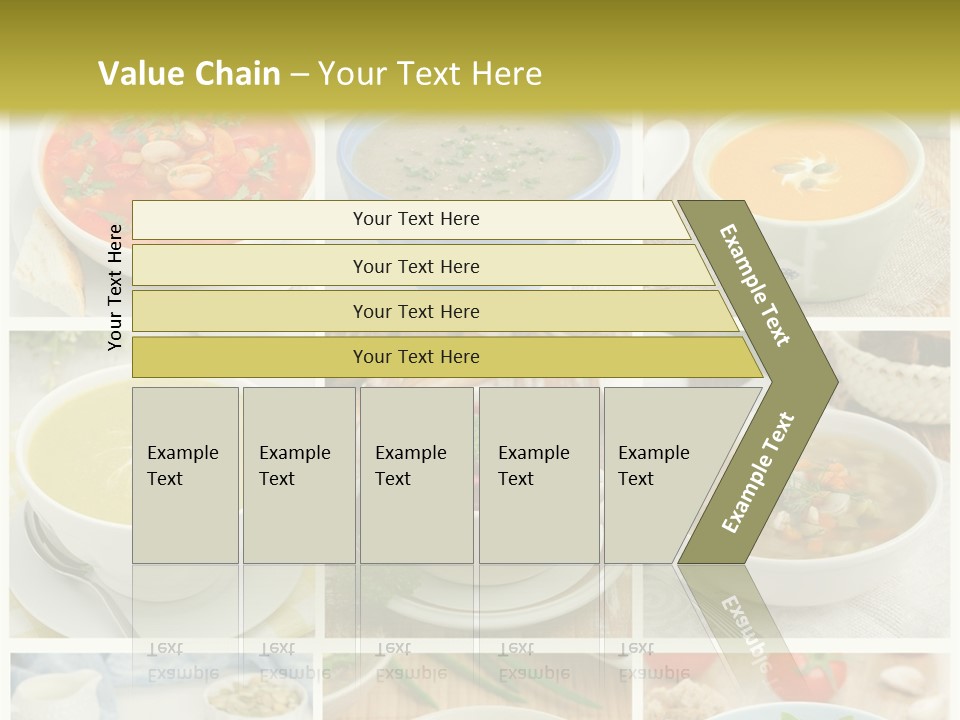 A Series Of Photos Showing Different Types Of Soups PowerPoint Template