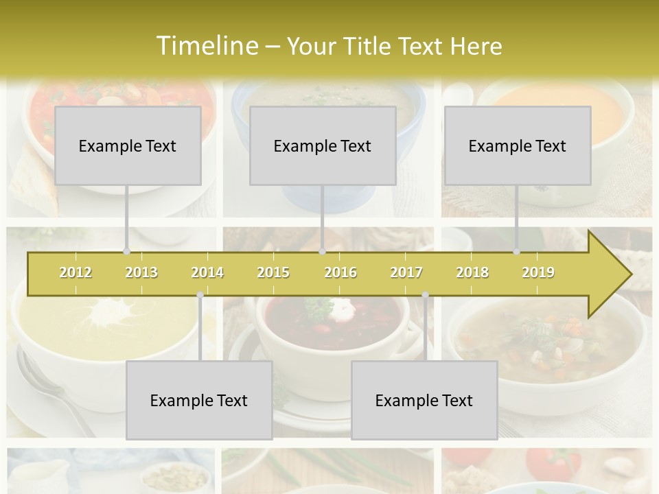 A Series Of Photos Showing Different Types Of Soups PowerPoint Template