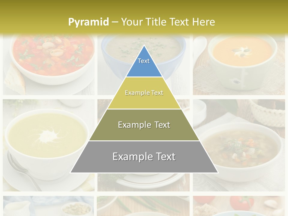 A Series Of Photos Showing Different Types Of Soups PowerPoint Template