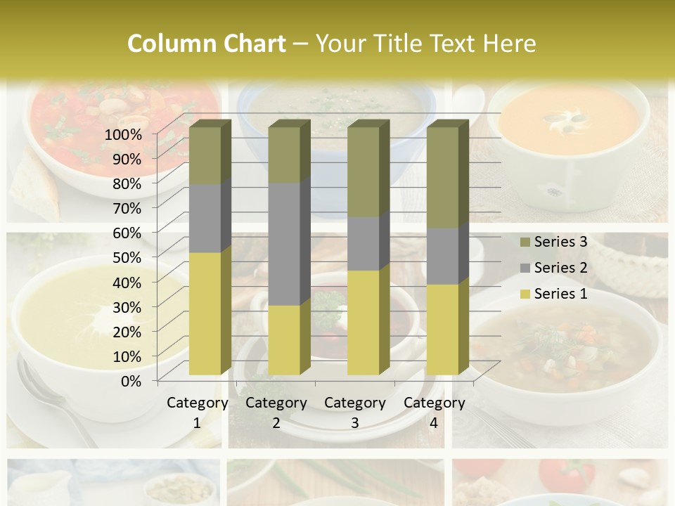 A Series Of Photos Showing Different Types Of Soups PowerPoint Template