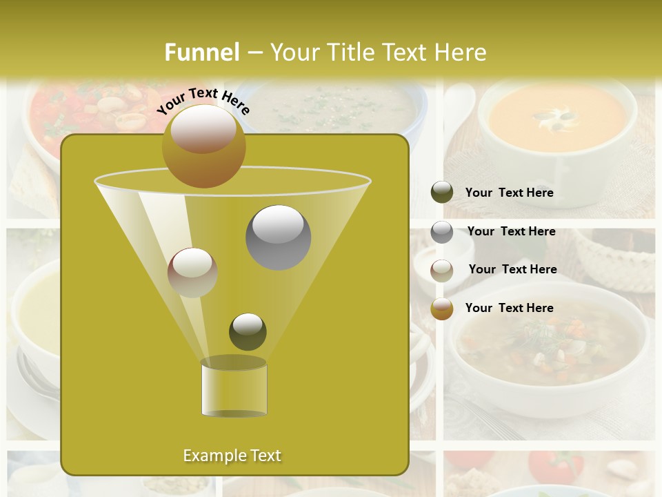 A Series Of Photos Showing Different Types Of Soups PowerPoint Template