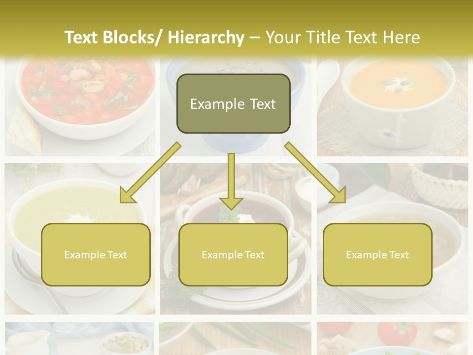 A Series Of Photos Showing Different Types Of Soups PowerPoint Template
