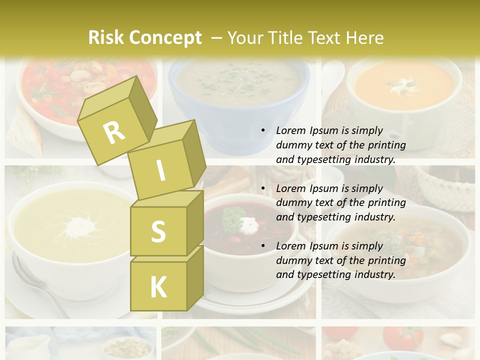 A Series Of Photos Showing Different Types Of Soups PowerPoint Template