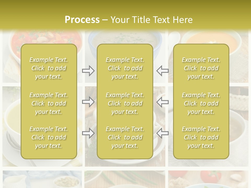 A Series Of Photos Showing Different Types Of Soups PowerPoint Template