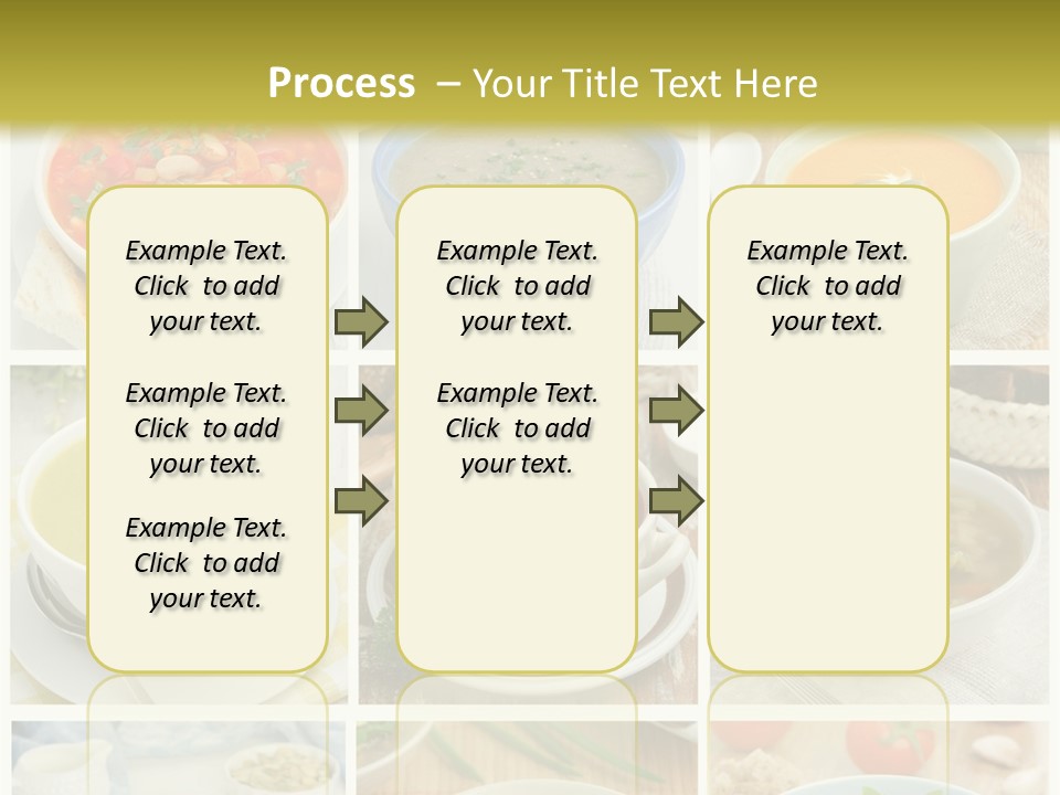 A Series Of Photos Showing Different Types Of Soups PowerPoint Template