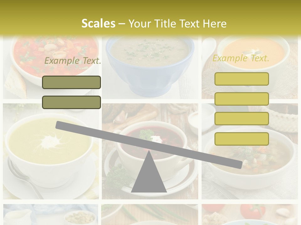 A Series Of Photos Showing Different Types Of Soups PowerPoint Template