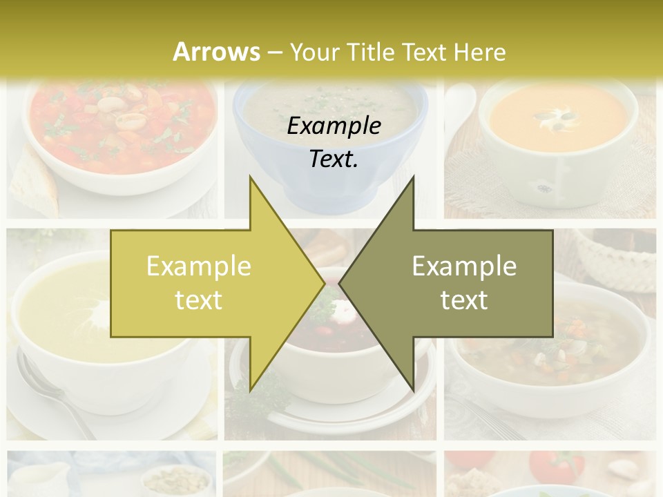 A Series Of Photos Showing Different Types Of Soups PowerPoint Template