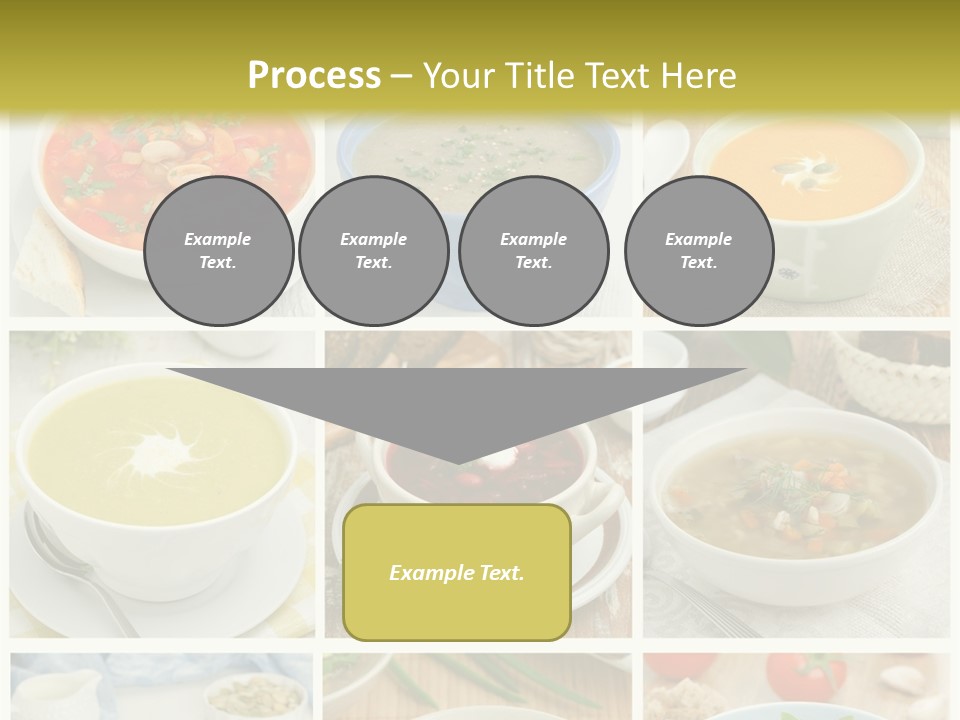 A Series Of Photos Showing Different Types Of Soups PowerPoint Template