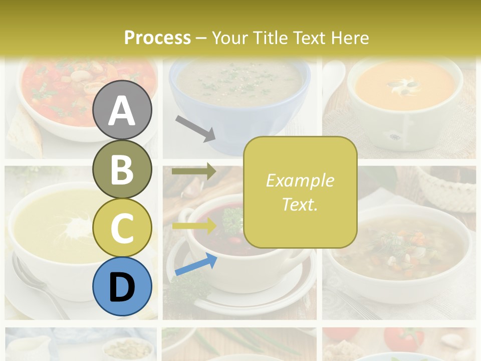 A Series Of Photos Showing Different Types Of Soups PowerPoint Template