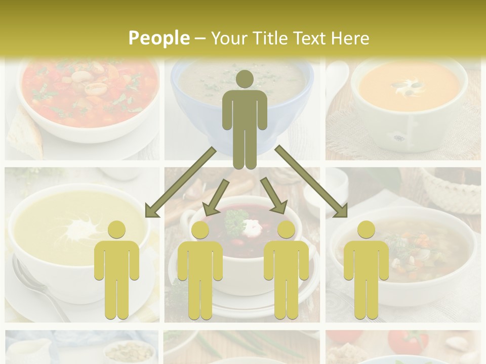 A Series Of Photos Showing Different Types Of Soups PowerPoint Template