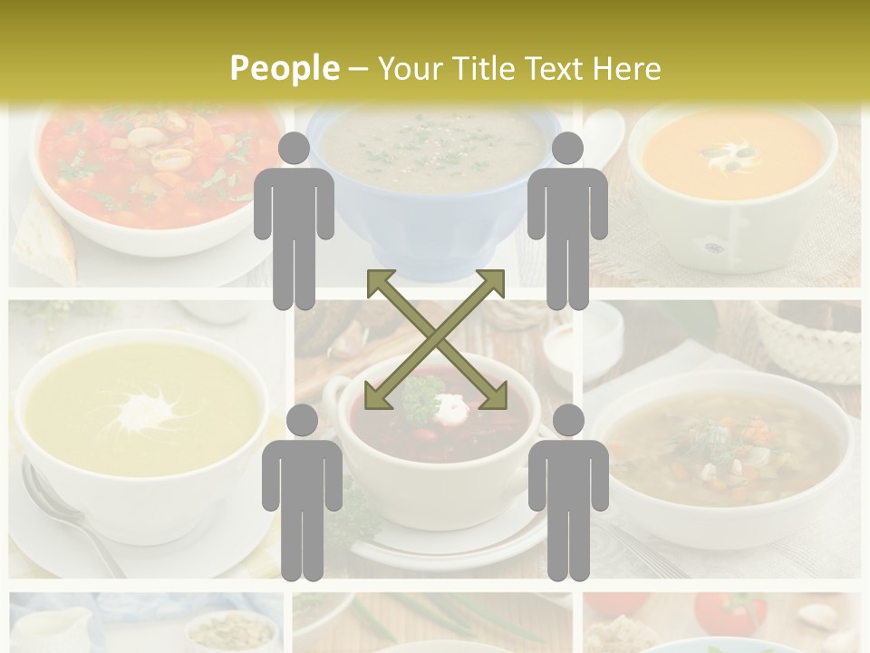 A Series Of Photos Showing Different Types Of Soups PowerPoint Template