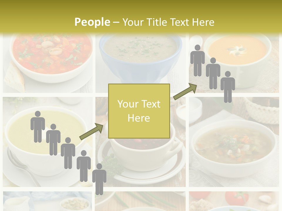 A Series Of Photos Showing Different Types Of Soups PowerPoint Template