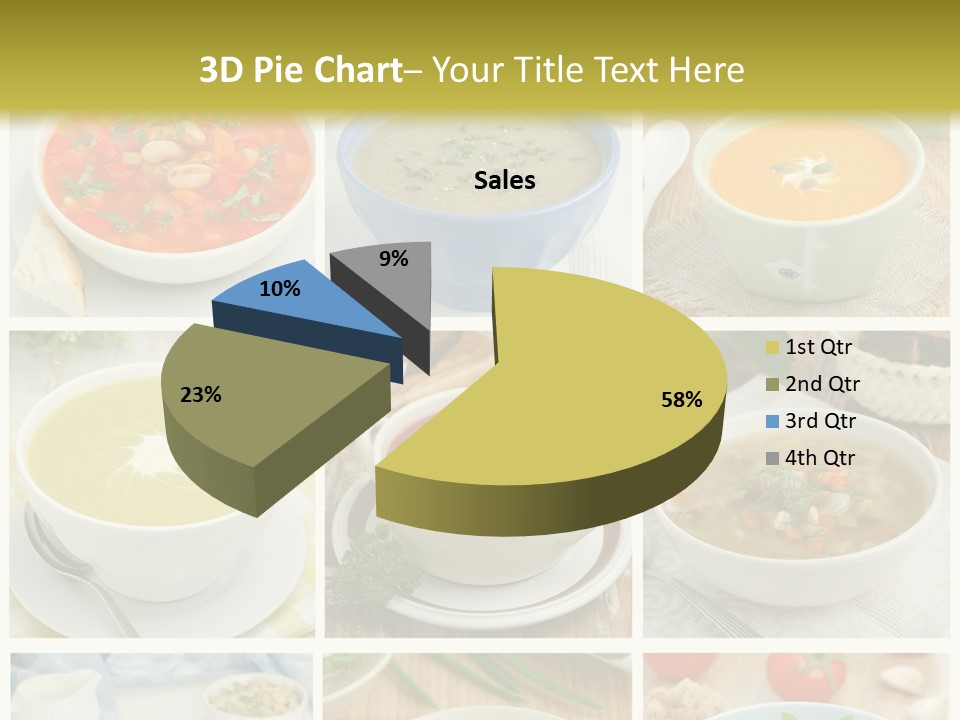 A Series Of Photos Showing Different Types Of Soups PowerPoint Template