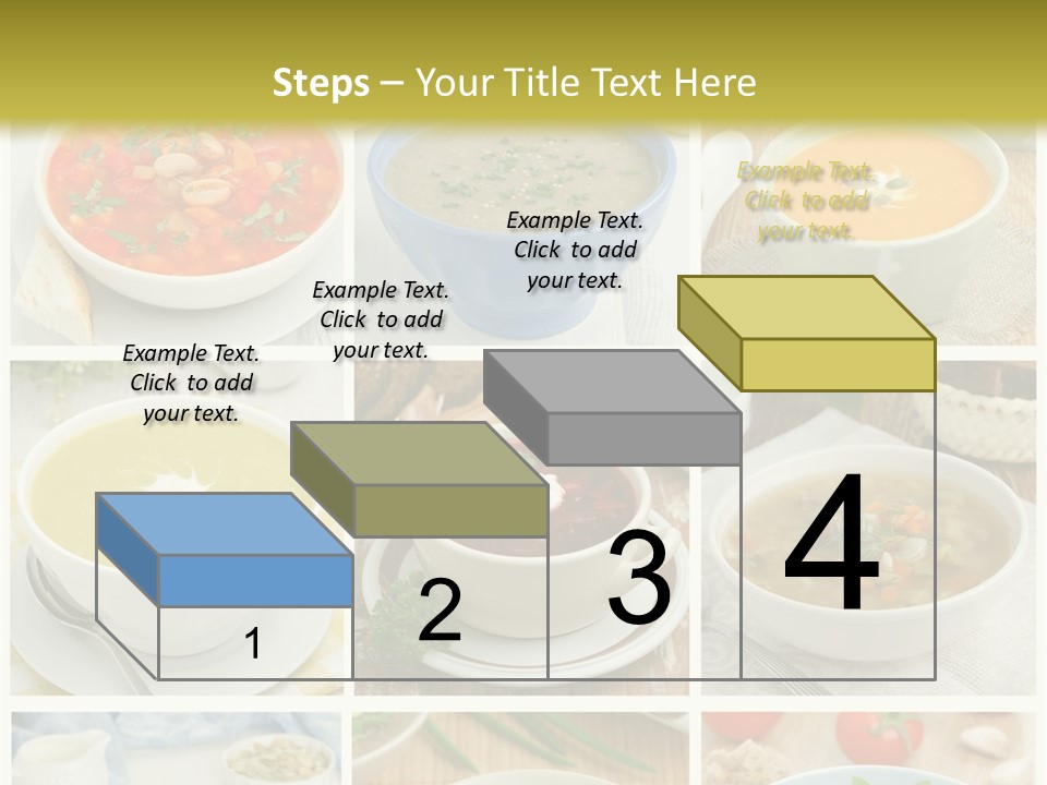 A Series Of Photos Showing Different Types Of Soups PowerPoint Template