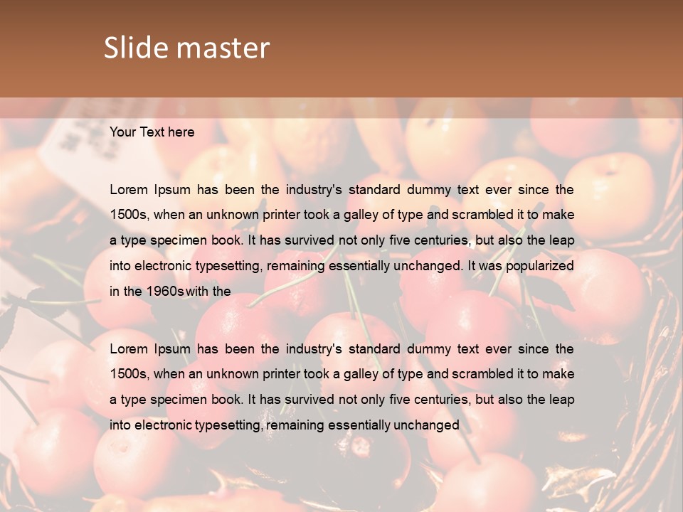 A Bunch Of Fruit Sitting On Top Of A Table PowerPoint Template