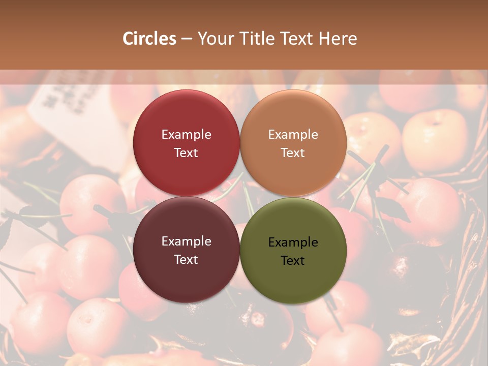 A Bunch Of Fruit Sitting On Top Of A Table PowerPoint Template