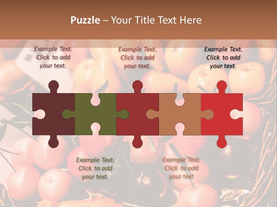 A Bunch Of Fruit Sitting On Top Of A Table PowerPoint Template