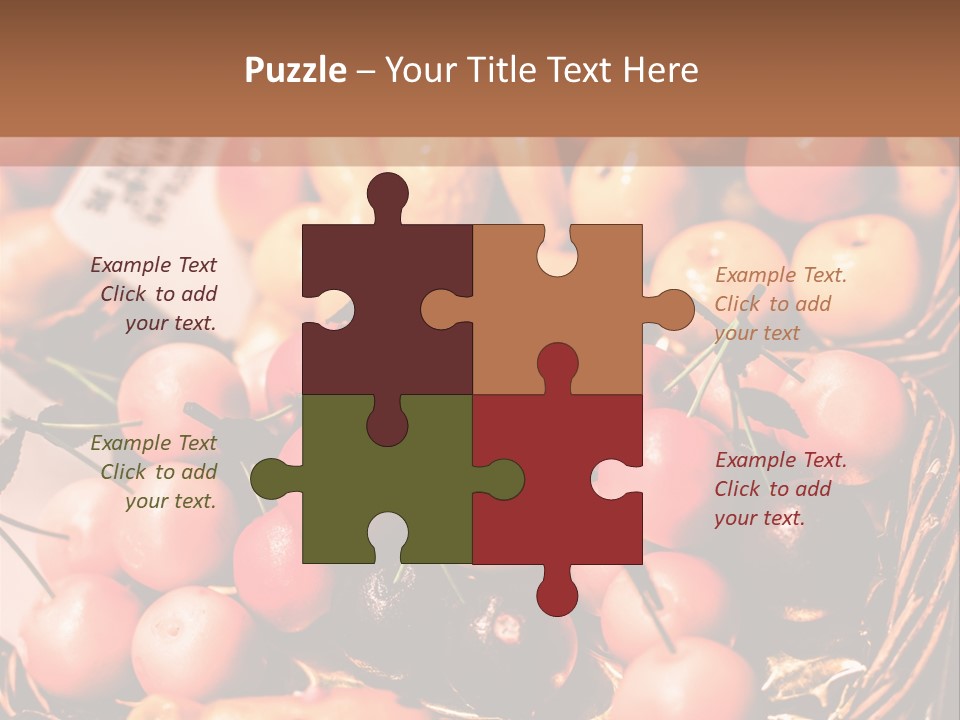 A Bunch Of Fruit Sitting On Top Of A Table PowerPoint Template