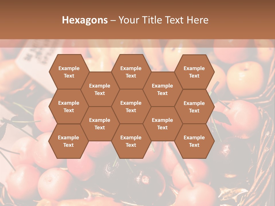 A Bunch Of Fruit Sitting On Top Of A Table PowerPoint Template