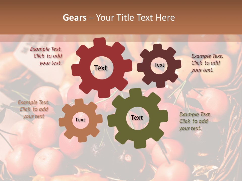 A Bunch Of Fruit Sitting On Top Of A Table PowerPoint Template