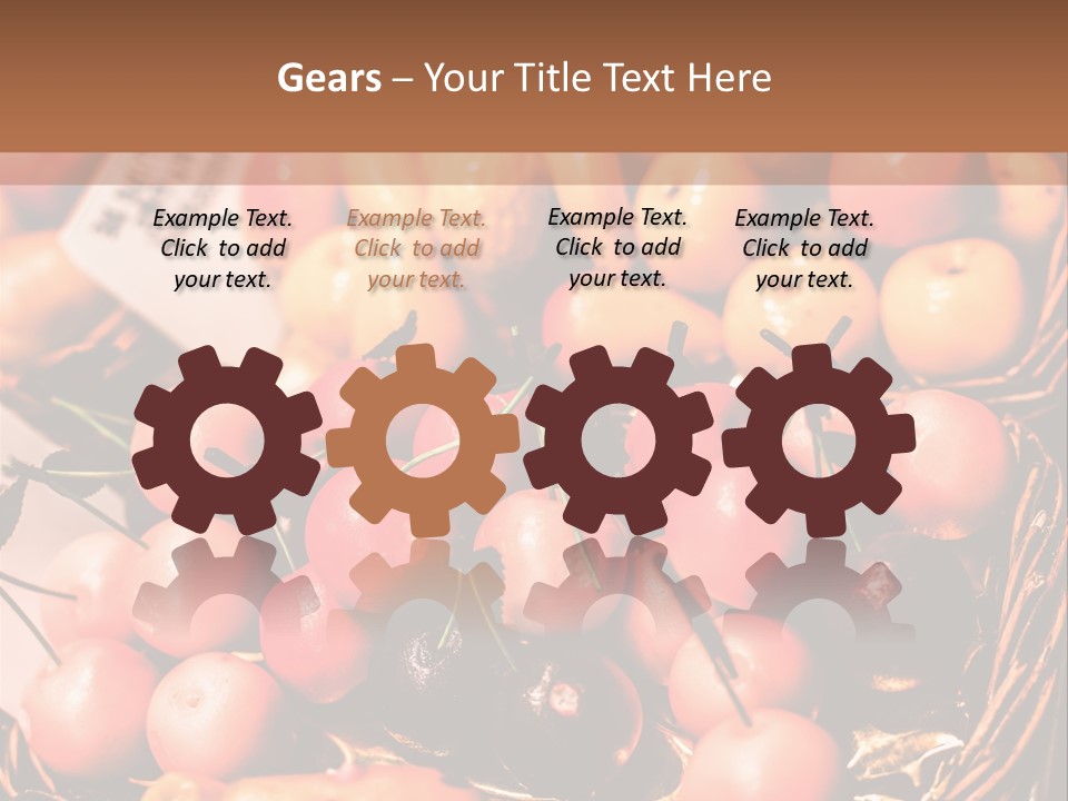 A Bunch Of Fruit Sitting On Top Of A Table PowerPoint Template