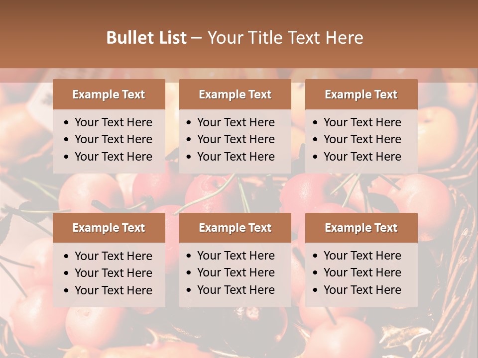 A Bunch Of Fruit Sitting On Top Of A Table PowerPoint Template