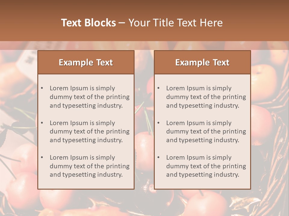 A Bunch Of Fruit Sitting On Top Of A Table PowerPoint Template