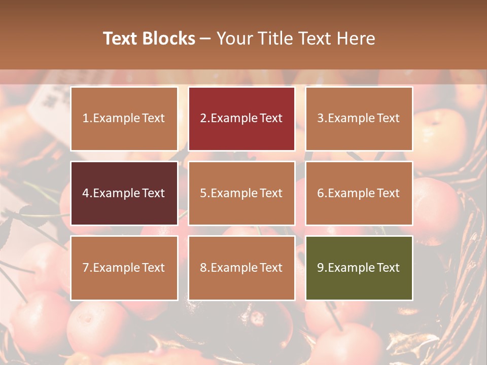 A Bunch Of Fruit Sitting On Top Of A Table PowerPoint Template