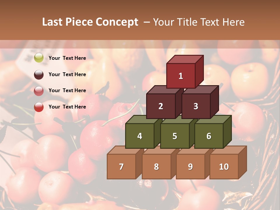 A Bunch Of Fruit Sitting On Top Of A Table PowerPoint Template