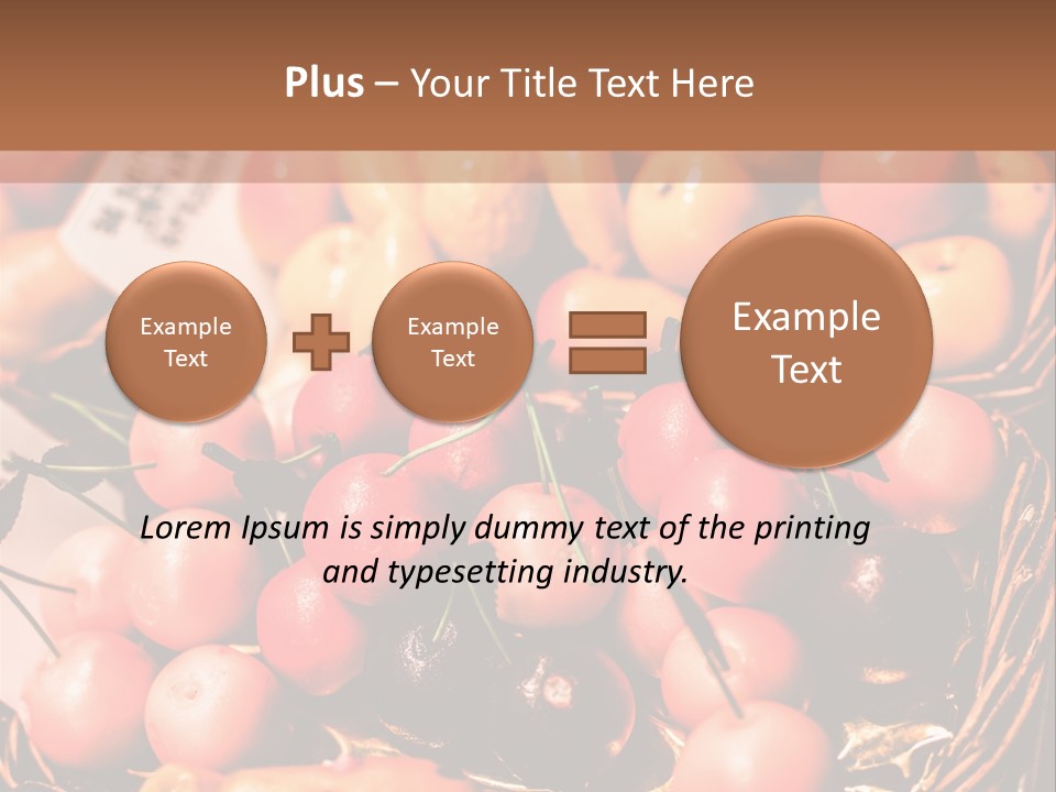 A Bunch Of Fruit Sitting On Top Of A Table PowerPoint Template