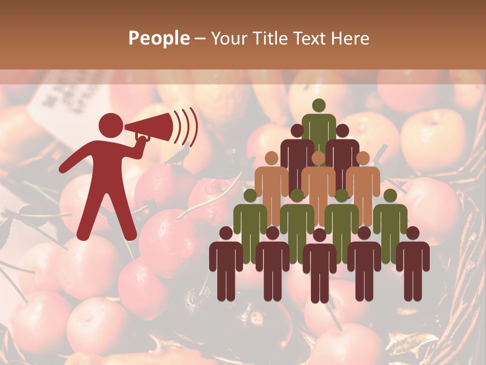 A Bunch Of Fruit Sitting On Top Of A Table PowerPoint Template