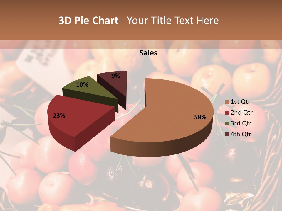 A Bunch Of Fruit Sitting On Top Of A Table PowerPoint Template