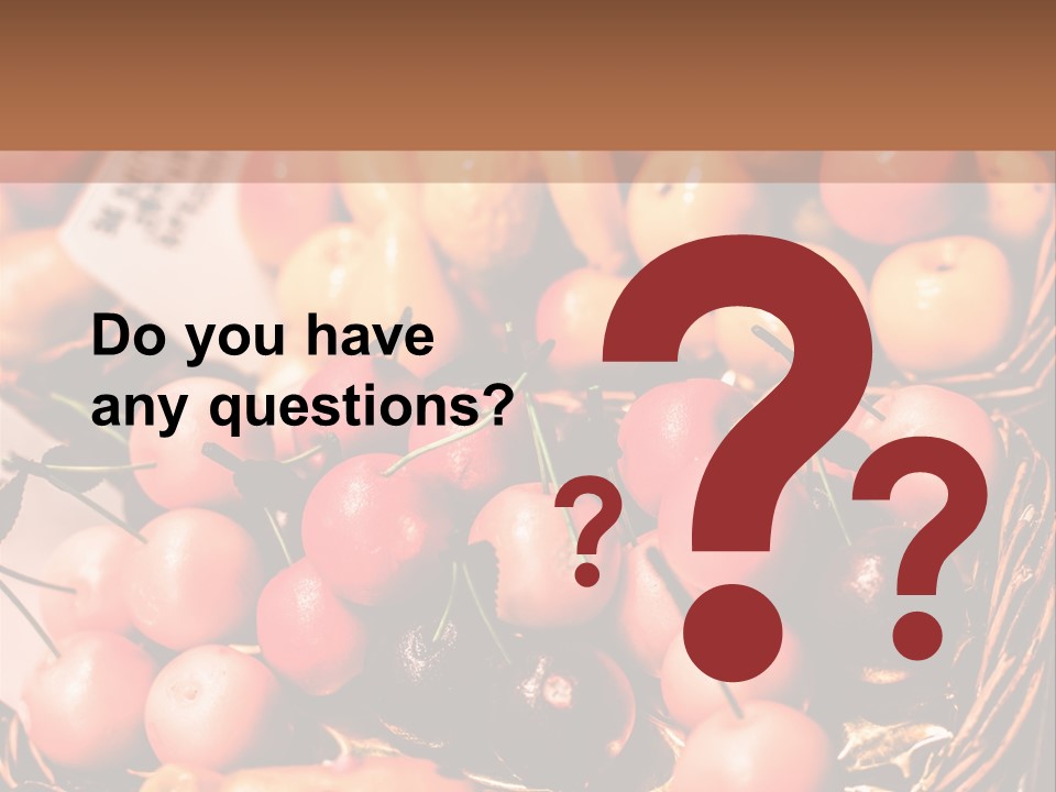 A Bunch Of Fruit Sitting On Top Of A Table PowerPoint Template