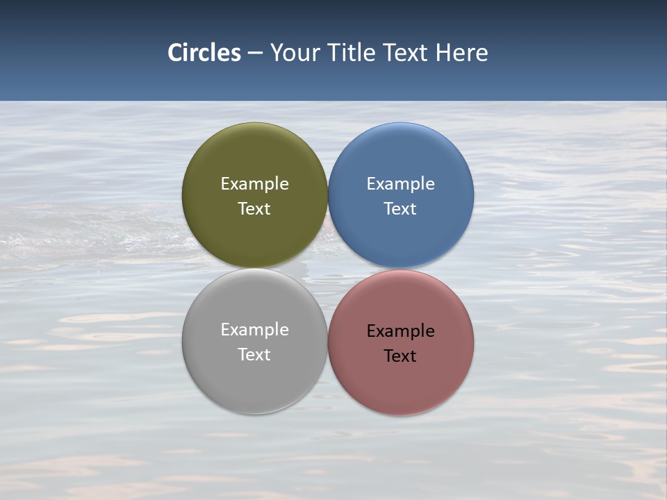 A Person Swimming In A Body Of Water PowerPoint Template