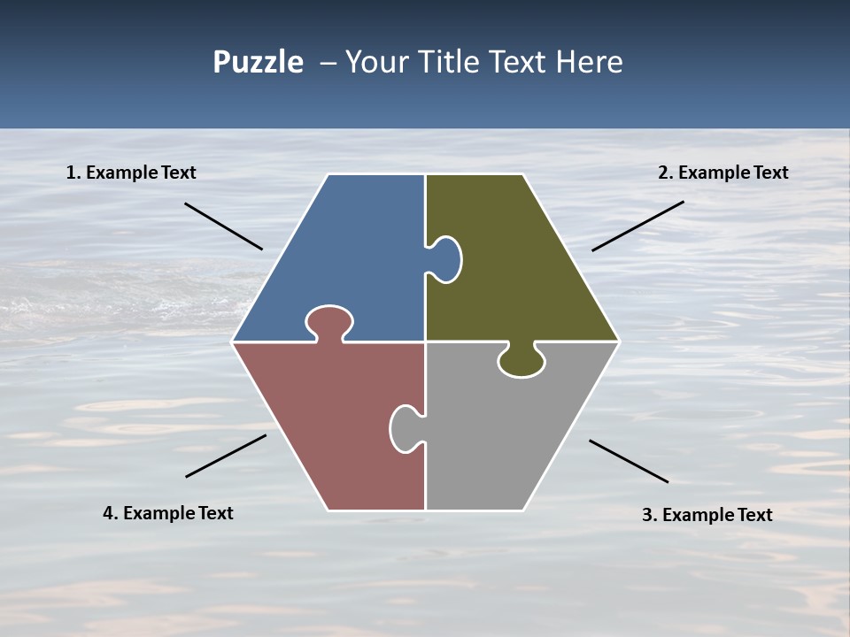 A Person Swimming In A Body Of Water PowerPoint Template