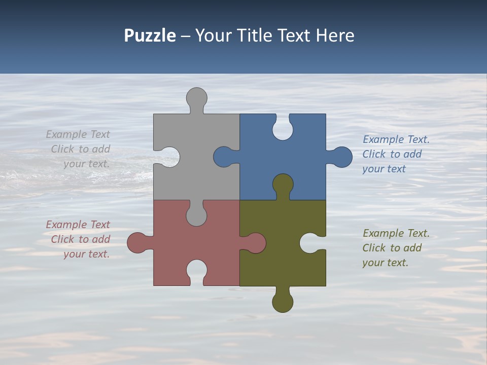 A Person Swimming In A Body Of Water PowerPoint Template