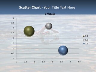 A Person Swimming In A Body Of Water PowerPoint Template