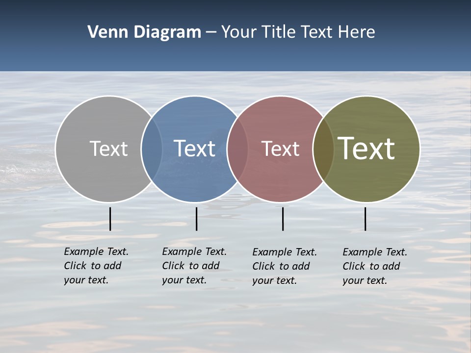 A Person Swimming In A Body Of Water PowerPoint Template