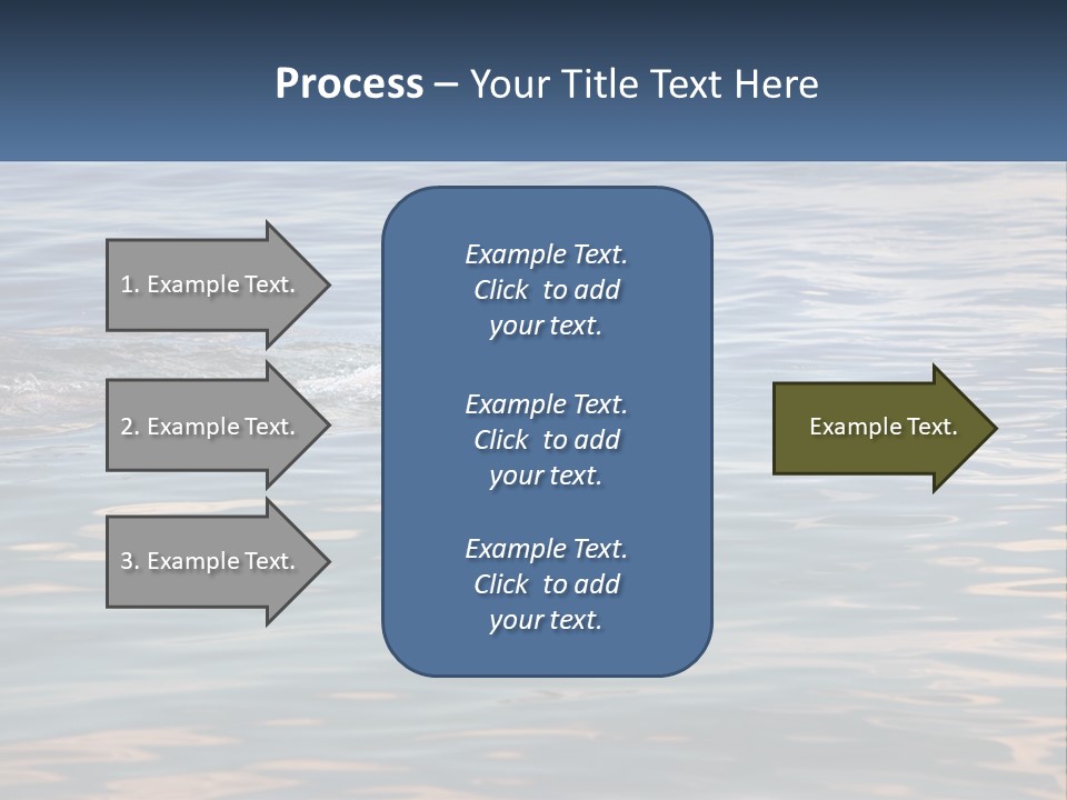 A Person Swimming In A Body Of Water PowerPoint Template