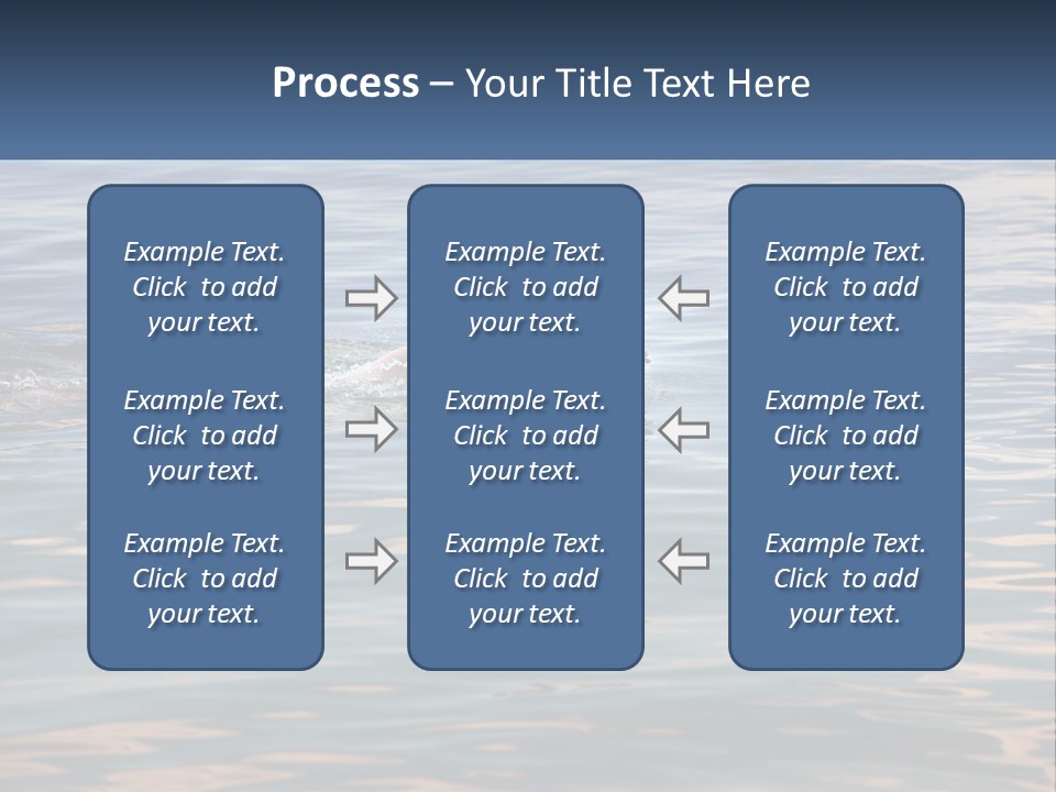 A Person Swimming In A Body Of Water PowerPoint Template
