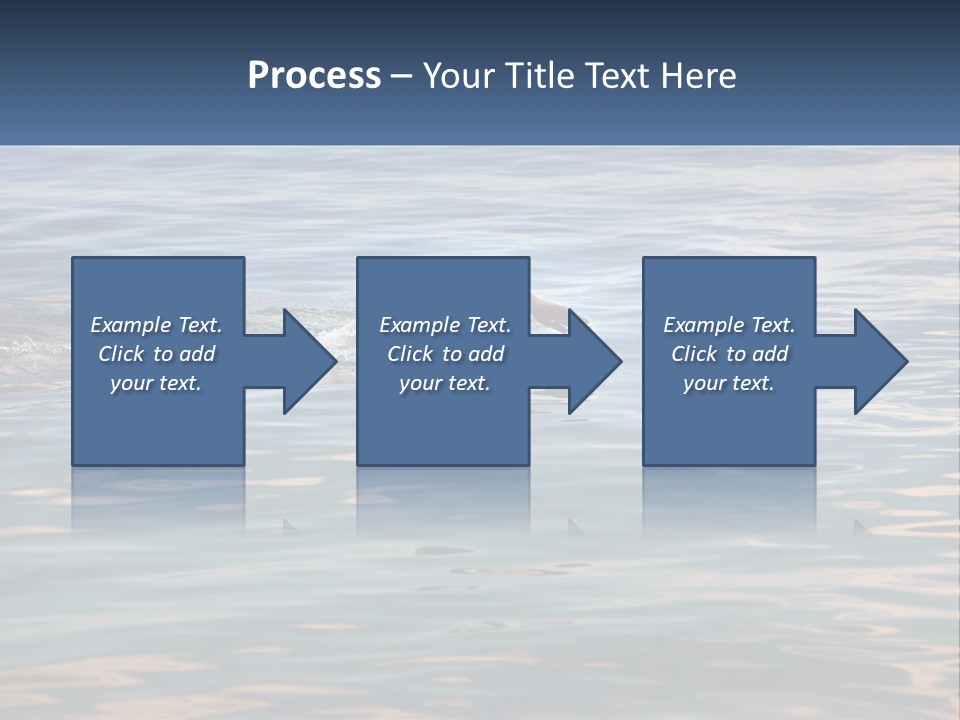 A Person Swimming In A Body Of Water PowerPoint Template