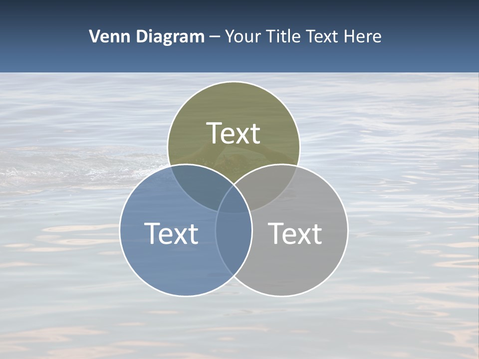 A Person Swimming In A Body Of Water PowerPoint Template