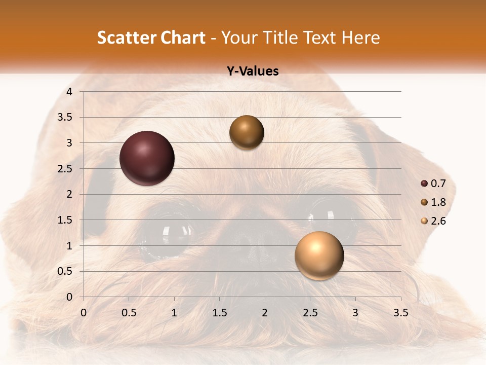 A Small Brown Dog Laying On Top Of A White Floor PowerPoint Template