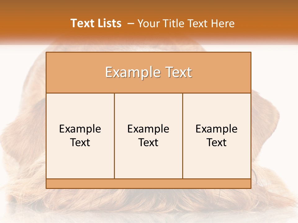 A Small Brown Dog Laying On Top Of A White Floor PowerPoint Template