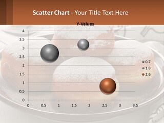 A Group Of Doughnuts Sitting On Top Of A Metal Plate PowerPoint Template