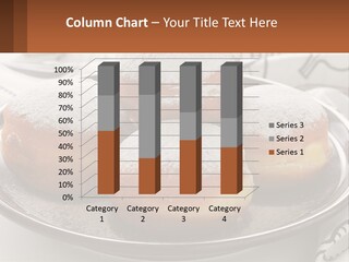 A Group Of Doughnuts Sitting On Top Of A Metal Plate PowerPoint Template