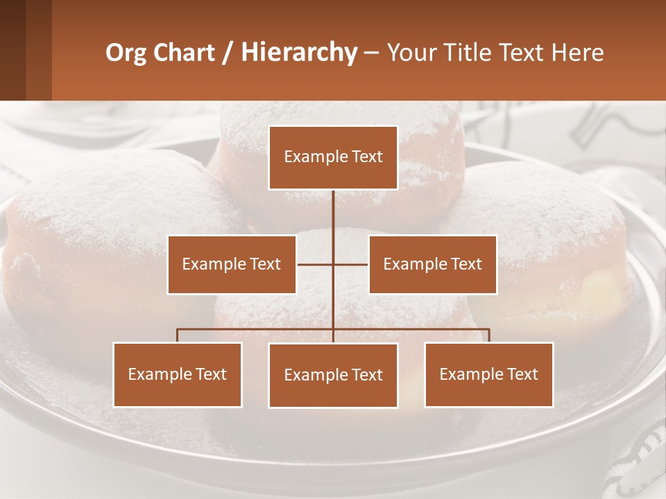 A Group Of Doughnuts Sitting On Top Of A Metal Plate PowerPoint Template