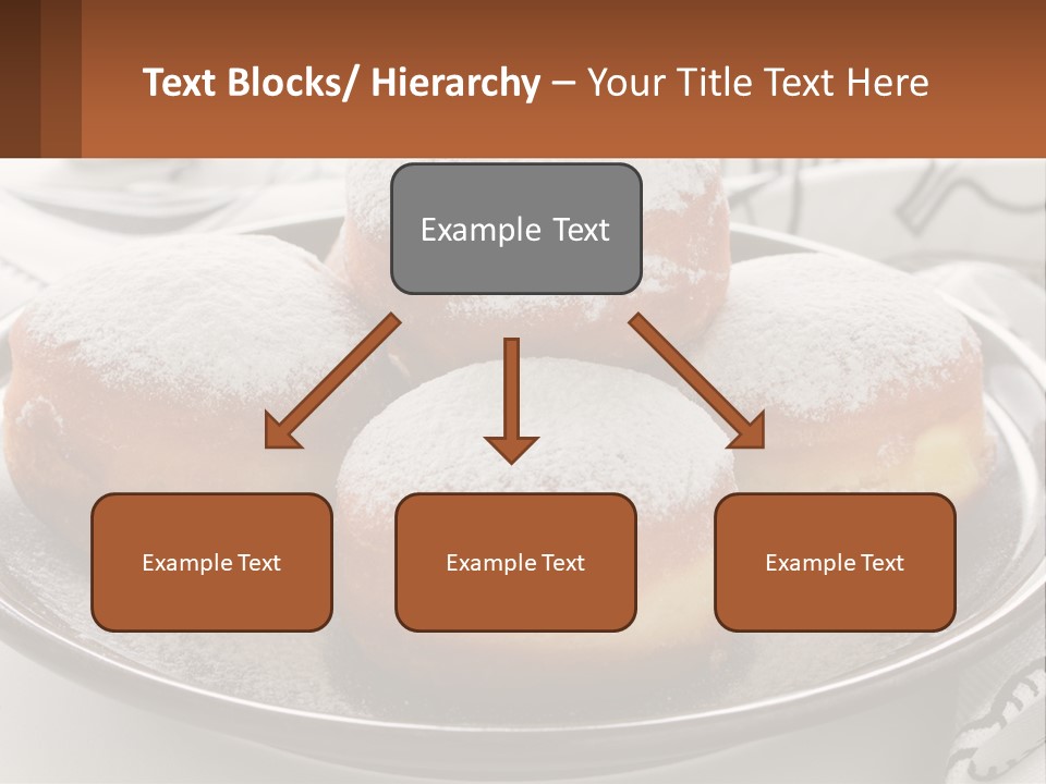 A Group Of Doughnuts Sitting On Top Of A Metal Plate PowerPoint Template