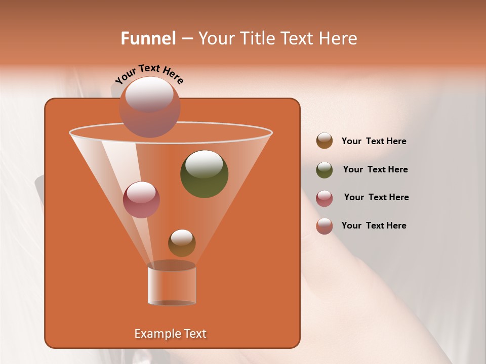 A Woman With Black Nail Polish Holding Her Hand Up To Her Face PowerPoint Template