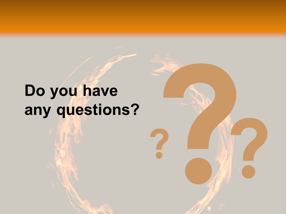 A Circle Of Fire With A Black Background PowerPoint Template